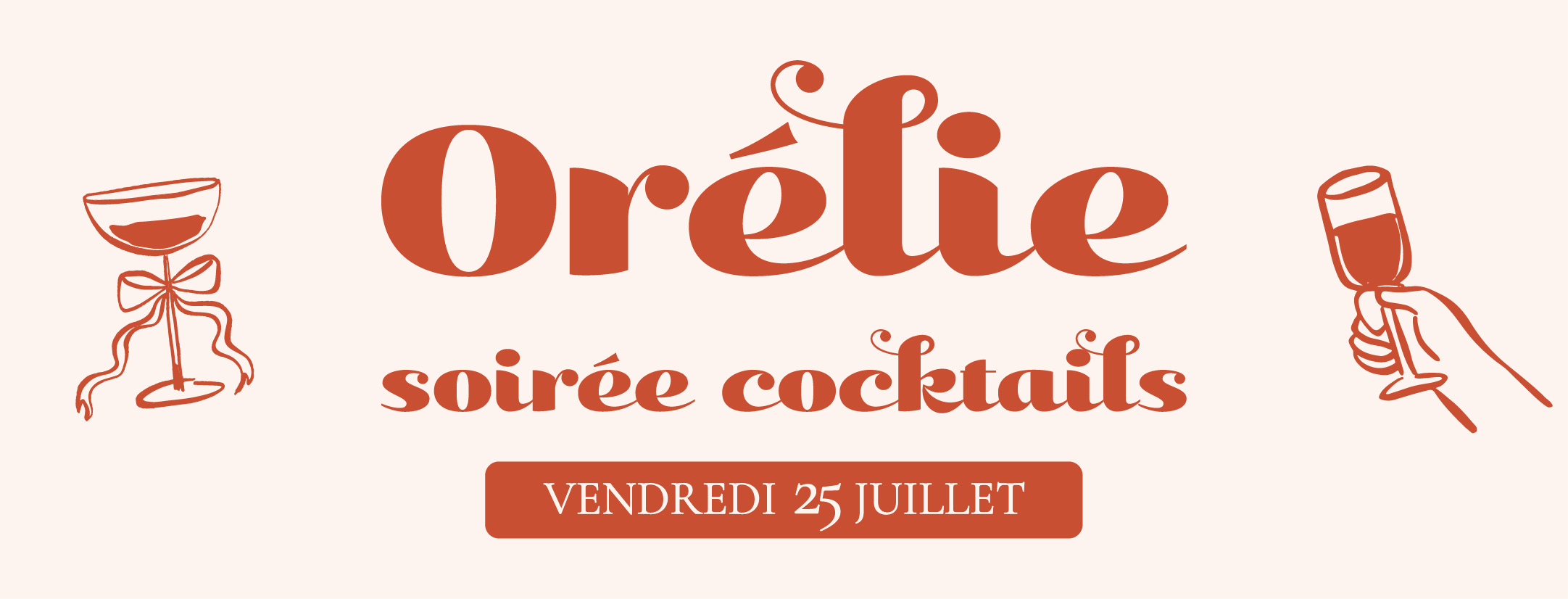 Soirée cocktail Orélie site internet